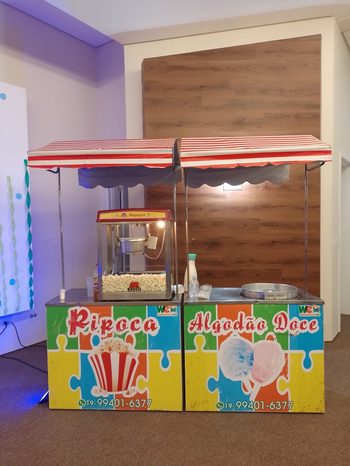 Pipoca e Algodão Doce - aluguel em Campinas